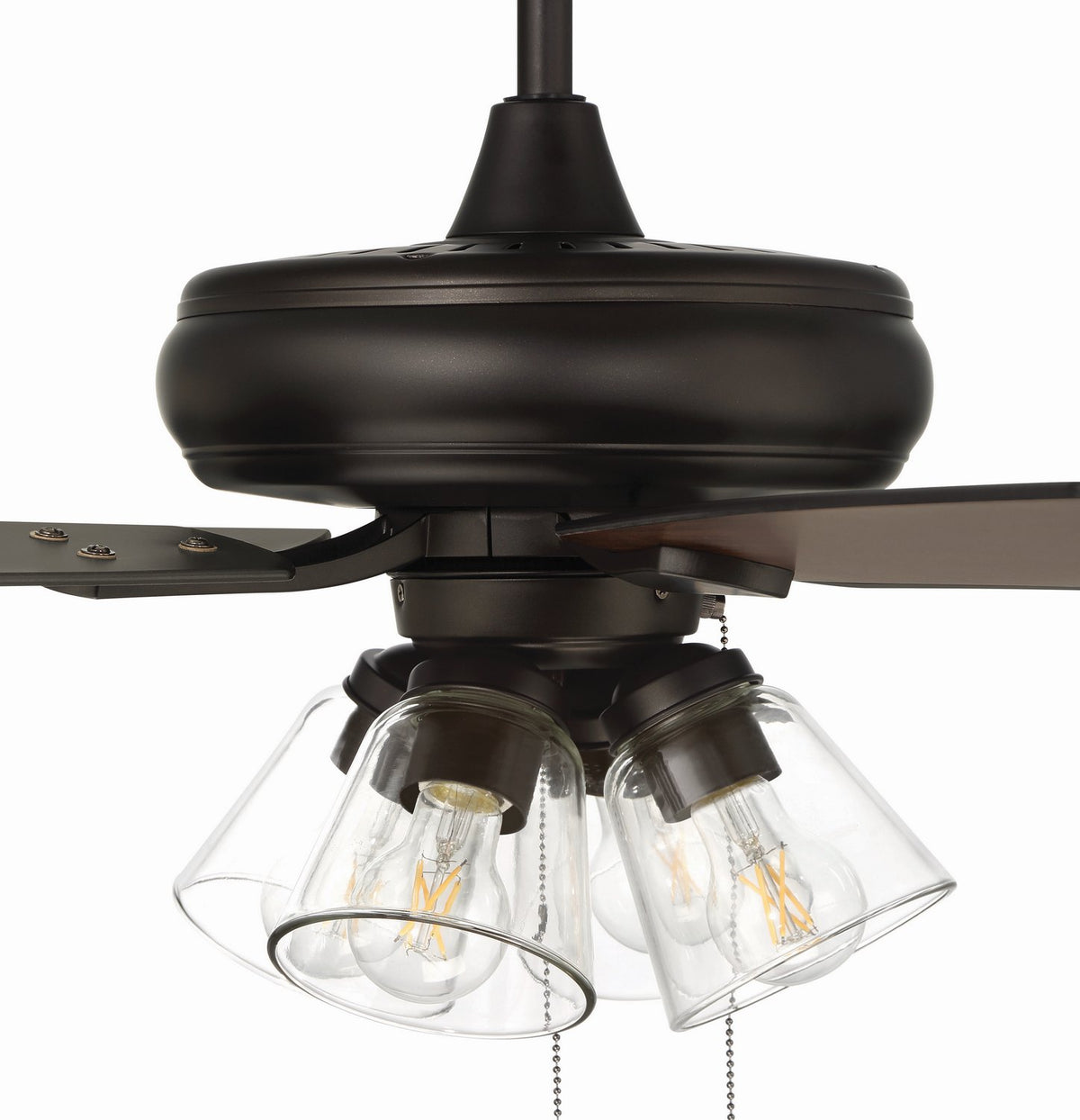 Craftmade - ECF104ESP5-ESPWLN - 52" Ceiling Fan - Eos Clear 4 Light - Espresso