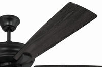 Craftmade - ECF104FB5-FBGW - 52" Ceiling Fan - Eos Clear 4 Light - Flat Black
