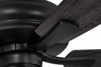 Craftmade - ECF104FB5-FBGW - 52" Ceiling Fan - Eos Clear 4 Light - Flat Black