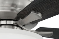 Craftmade - ECF111BNK5-BNGW - 52" Ceiling Fan - Eos 3 Light Bowl - Brushed Polished Nickel