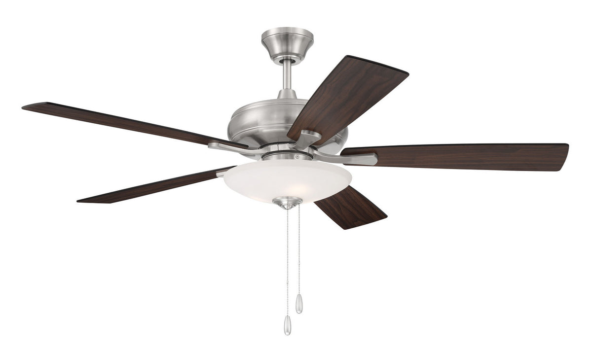 Craftmade - ECF111BNK5-DWWLN - 52" Ceiling Fan - Eos 3 Light Bowl - Brushed Polished Nickel