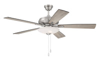 Craftmade - ECF111BNK5-DWWLN - 52" Ceiling Fan - Eos 3 Light Bowl - Brushed Polished Nickel