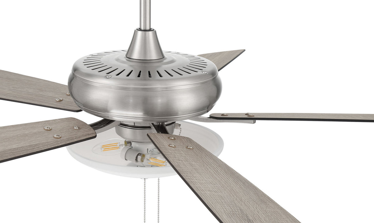 Craftmade - ECF111BNK5-DWWLN - 52" Ceiling Fan - Eos 3 Light Bowl - Brushed Polished Nickel