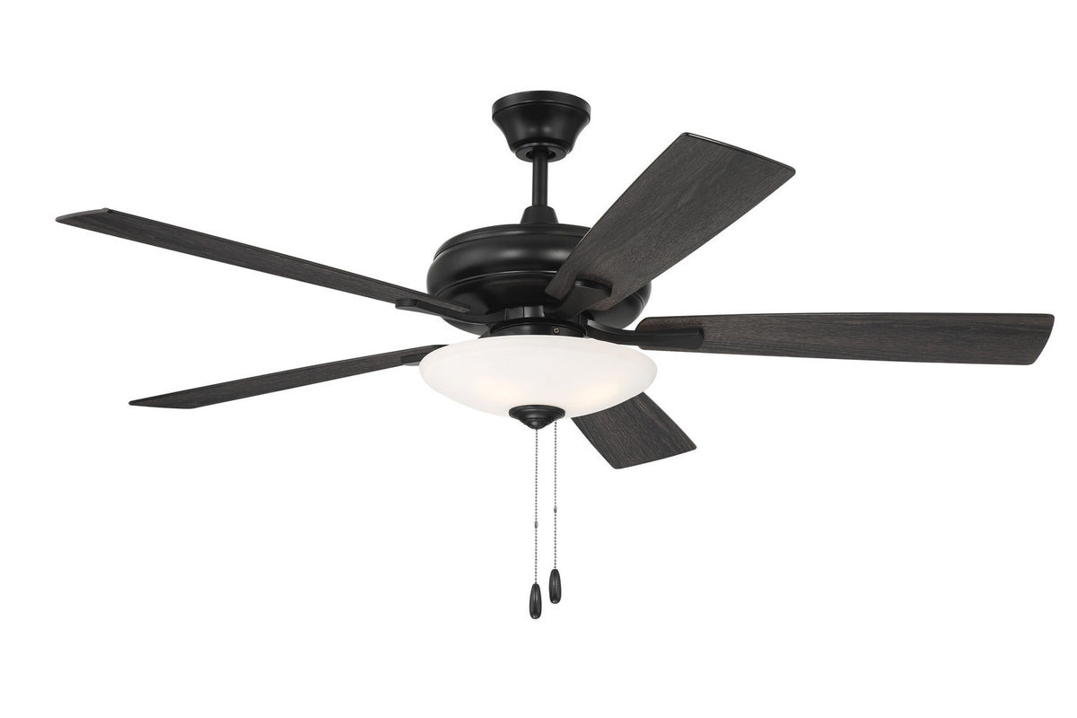 Craftmade - ECF111FB5-FBGW - 52" Ceiling Fan - Eos 3 Light Bowl - Flat Black