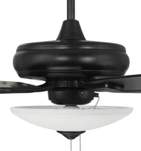 Craftmade - ECF111FB5-FBGW - 52" Ceiling Fan - Eos 3 Light Bowl - Flat Black