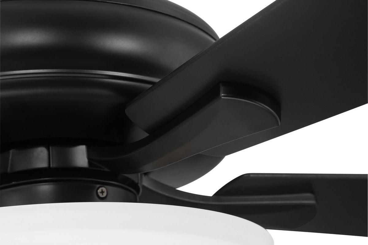 Craftmade - ECF111FB5-FBGW - 52" Ceiling Fan - Eos 3 Light Bowl - Flat Black