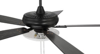 Craftmade - ECF111FB5-FBGW - 52" Ceiling Fan - Eos 3 Light Bowl - Flat Black