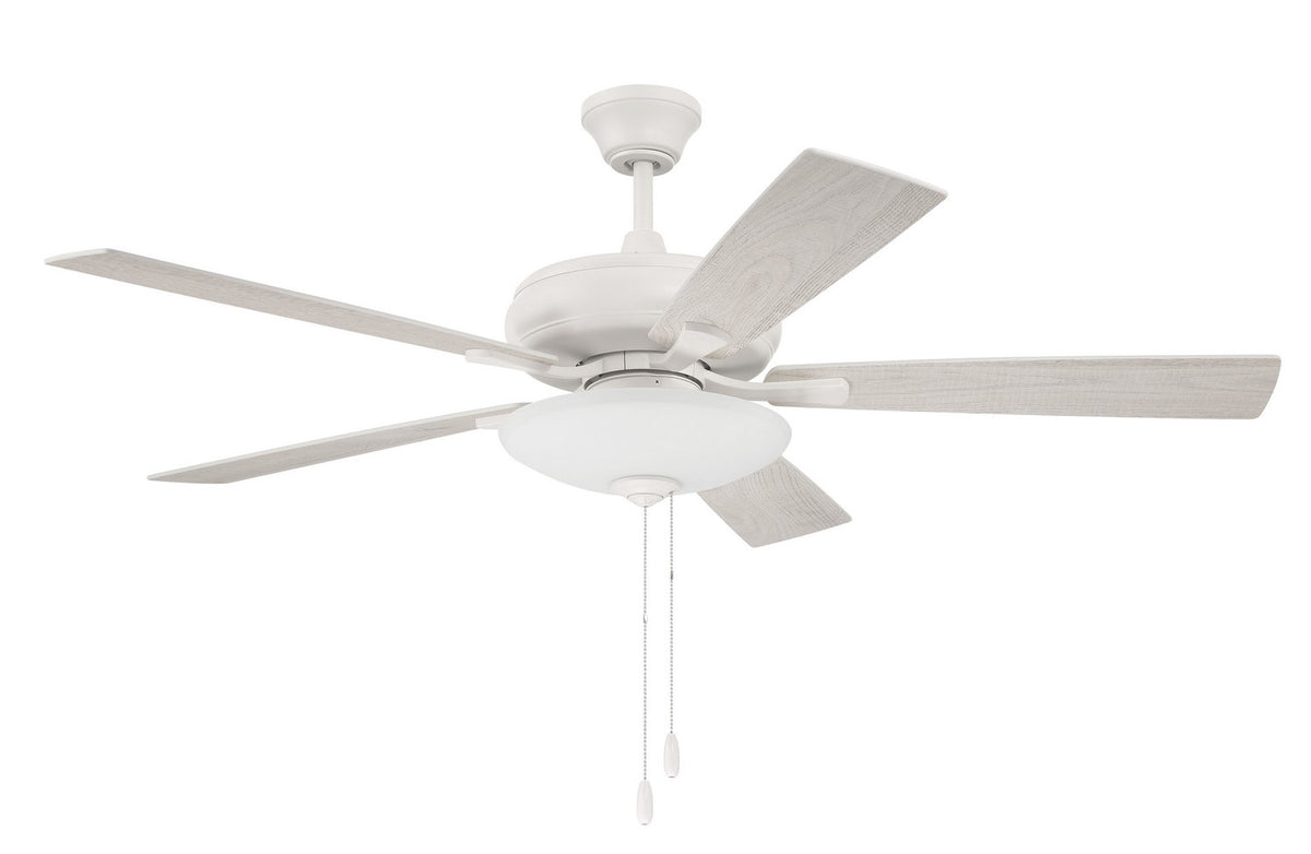 Craftmade - ECF111W5-WWOK - 52" Ceiling Fan - Eos 3 Light Bowl - White