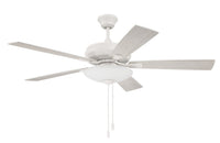 Craftmade - ECF111W5-WWOK - 52" Ceiling Fan - Eos 3 Light Bowl - White