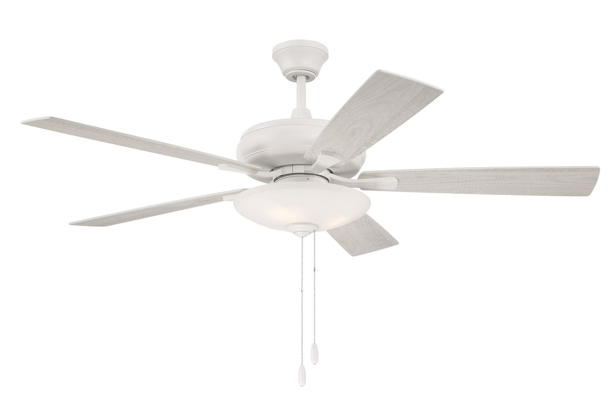 Craftmade - ECF111W5-WWOK - 52" Ceiling Fan - Eos 3 Light Bowl - White