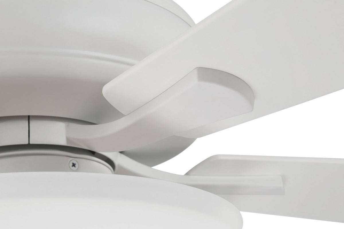 Craftmade - ECF111W5-WWOK - 52" Ceiling Fan - Eos 3 Light Bowl - White