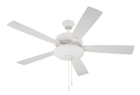 Craftmade - ECF111W5-WWOK - 52" Ceiling Fan - Eos 3 Light Bowl - White