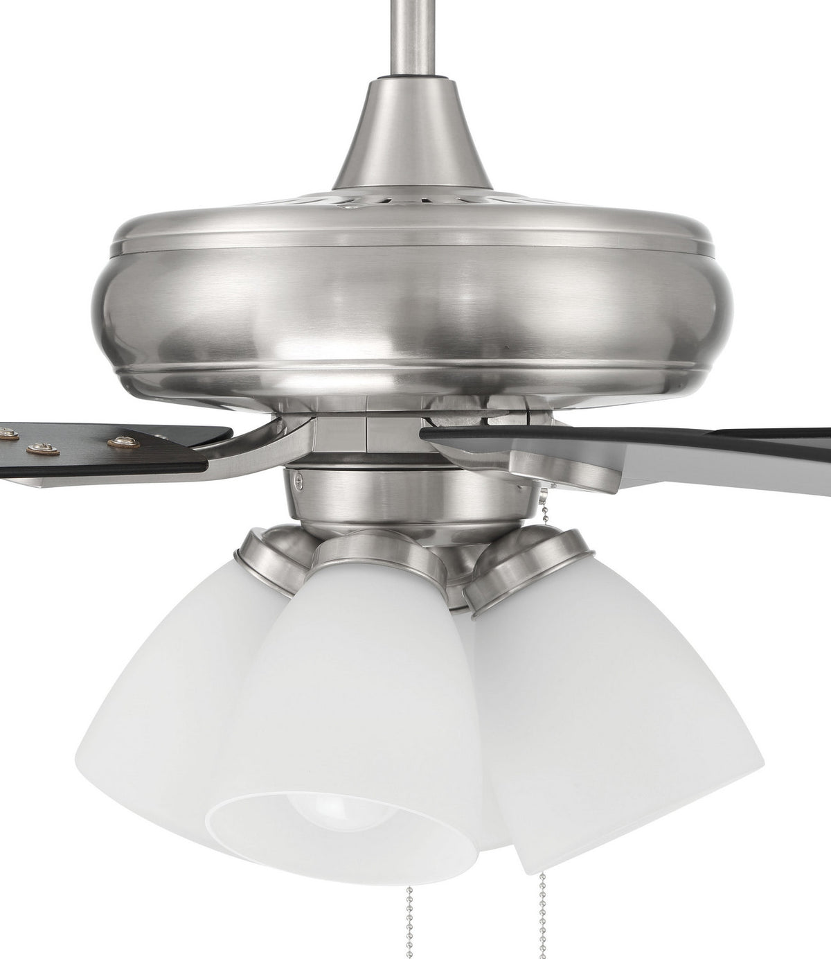 Craftmade - ECF114BNK5-BNGW - 52" Ceiling Fan - Eos Frost 4 Light - Brushed Polished Nickel