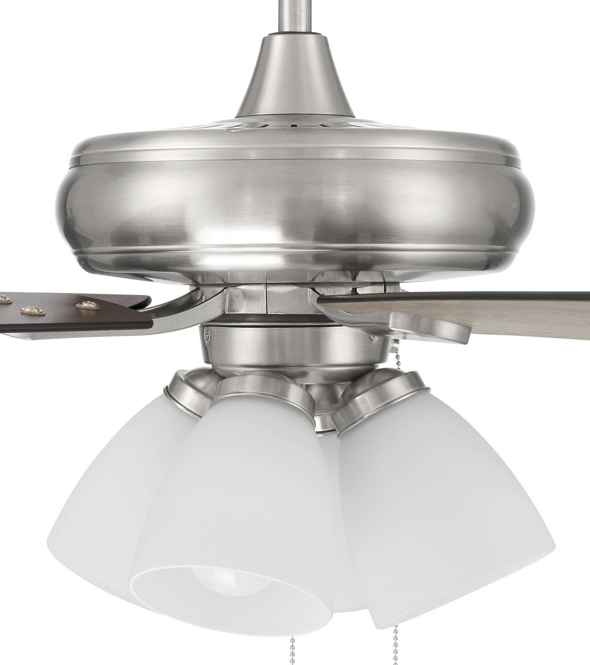 Craftmade - ECF114BNK5-DWWLN - 52" Ceiling Fan - Eos Frost 4 Light - Brushed Polished Nickel
