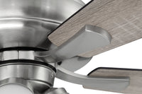 Craftmade - ECF114BNK5-DWWLN - 52" Ceiling Fan - Eos Frost 4 Light - Brushed Polished Nickel