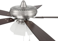 Craftmade - ECF114BNK5-DWWLN - 52" Ceiling Fan - Eos Frost 4 Light - Brushed Polished Nickel