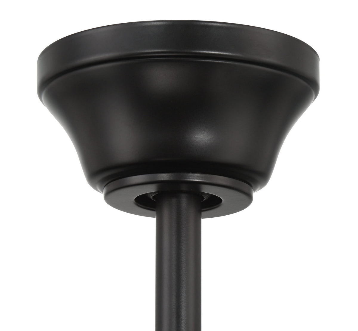 Craftmade - ECF114FB5-FBGW - 52" Ceiling Fan - Eos Frost 4 Light - Flat Black