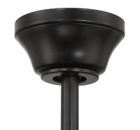 Craftmade - ECF114FB5-FBGW - 52" Ceiling Fan - Eos Frost 4 Light - Flat Black