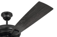 Craftmade - ECF114FB5-FBGW - 52" Ceiling Fan - Eos Frost 4 Light - Flat Black