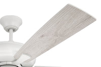 Craftmade - ECF114W5-WWOK - 52" Ceiling Fan - Eos Frost 4 Light - White