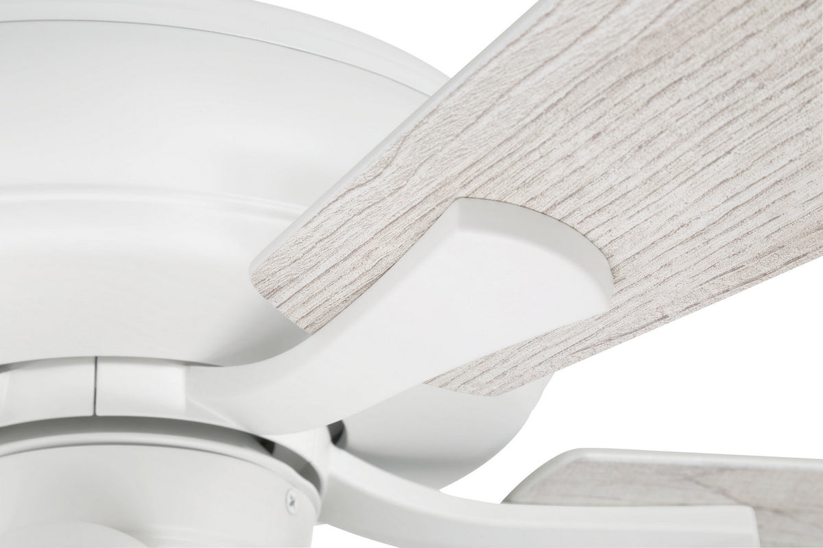 Craftmade - ECF114W5-WWOK - 52" Ceiling Fan - Eos Frost 4 Light - White