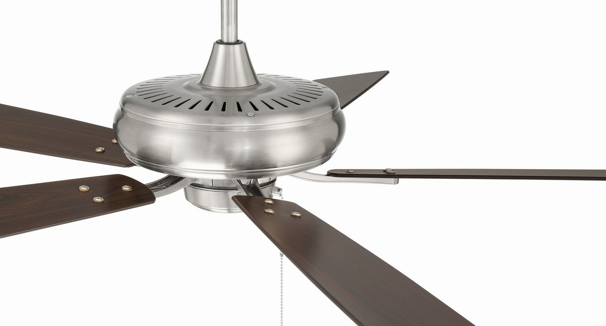 Craftmade - ECF52BNK5-DWWLN - 52" Ceiling Fan - Eos - Brushed Polished Nickel