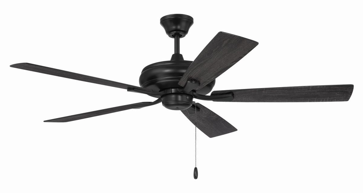 Craftmade - ECF52FB5-FBGW - 52" Ceiling Fan - Eos - Flat Black