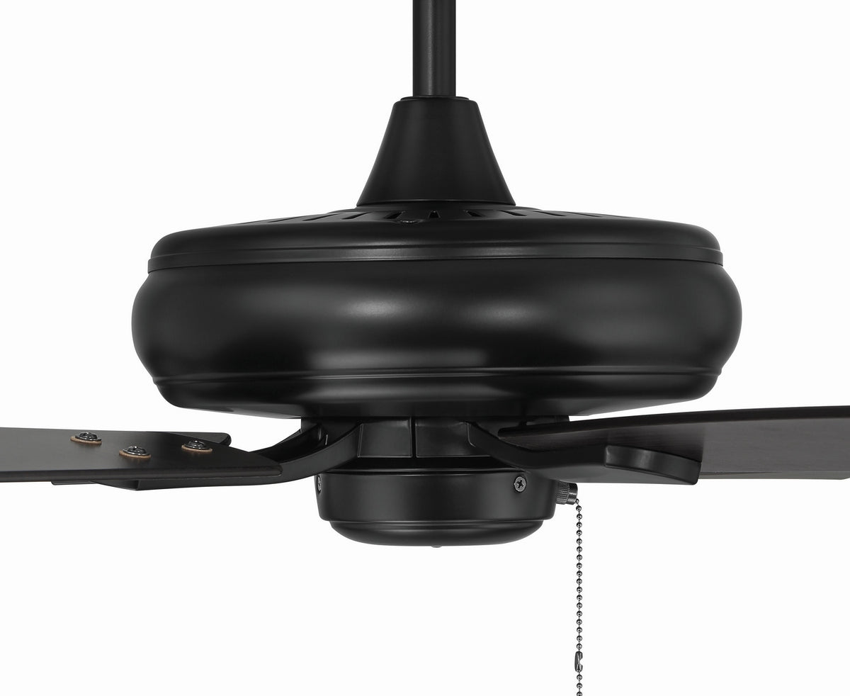 Craftmade - ECF52FB5-FBGW - 52" Ceiling Fan - Eos - Flat Black