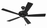 Craftmade - ECF52FB5-FBGW - 52" Ceiling Fan - Eos - Flat Black
