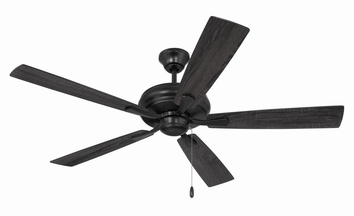 Craftmade - ECF52FB5-FBGW - 52" Ceiling Fan - Eos - Flat Black