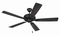 Craftmade - ECF52FB5-FBGW - 52" Ceiling Fan - Eos - Flat Black