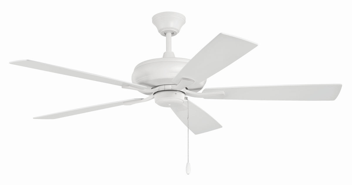 Craftmade - ECF52W5-WWOK - 52" Ceiling Fan - Eos - White