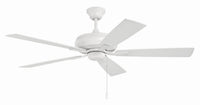 Craftmade - ECF52W5-WWOK - 52" Ceiling Fan - Eos - White
