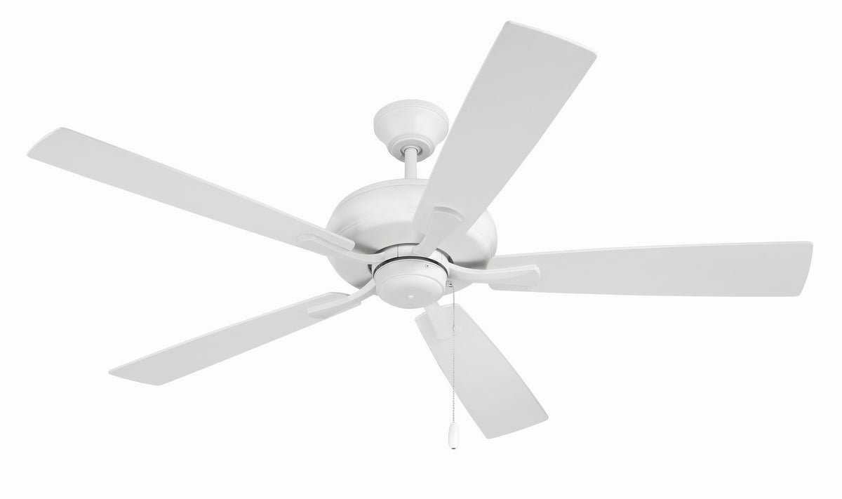 Craftmade - ECF52W5-WWOK - 52" Ceiling Fan - Eos - White
