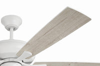 Craftmade - ECF52W5-WWOK - 52" Ceiling Fan - Eos - White