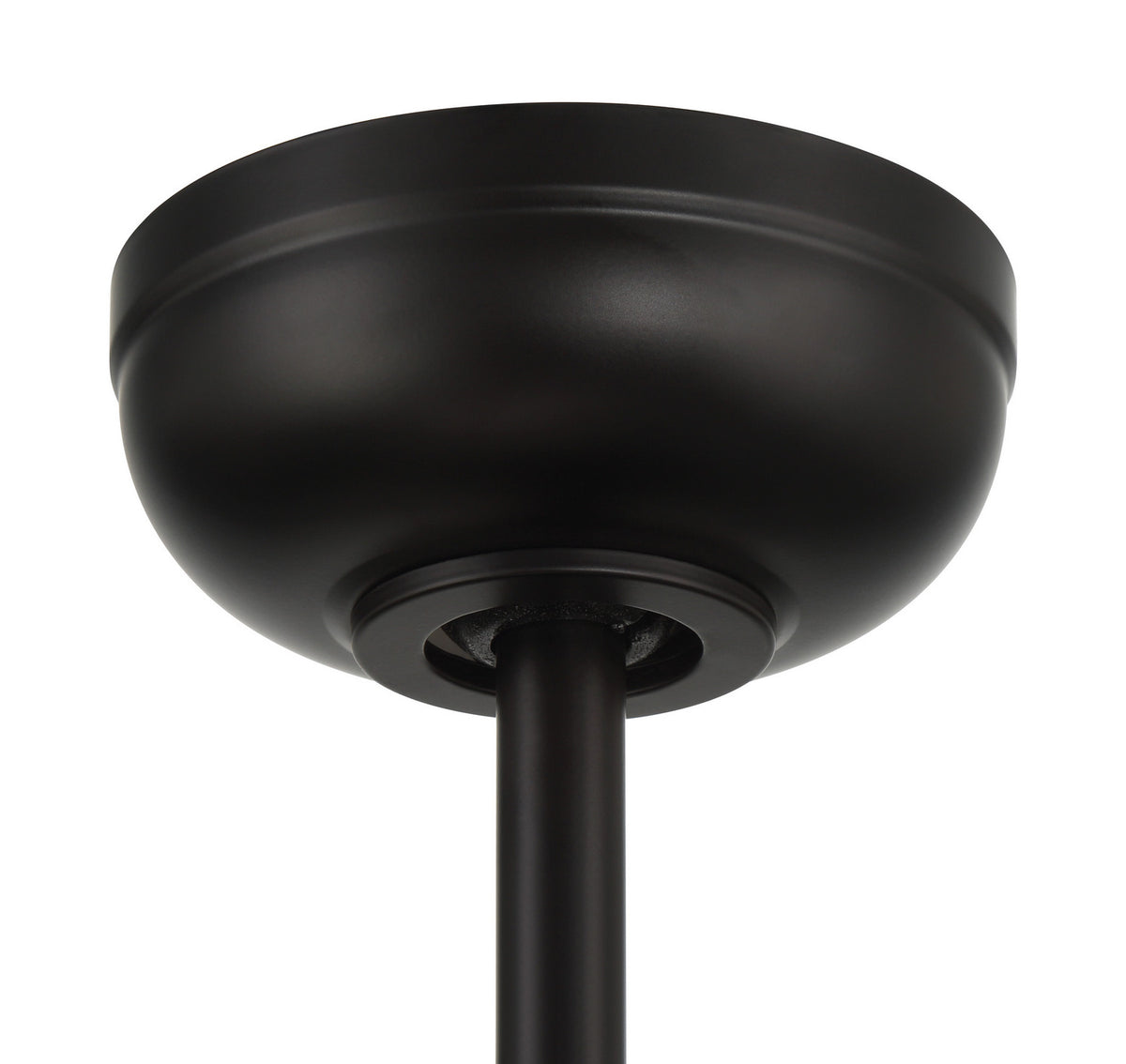 Craftmade - FUL52FBSB3 - 52" Ceiling Fan - Fuller - Flat Black/Satin Brass