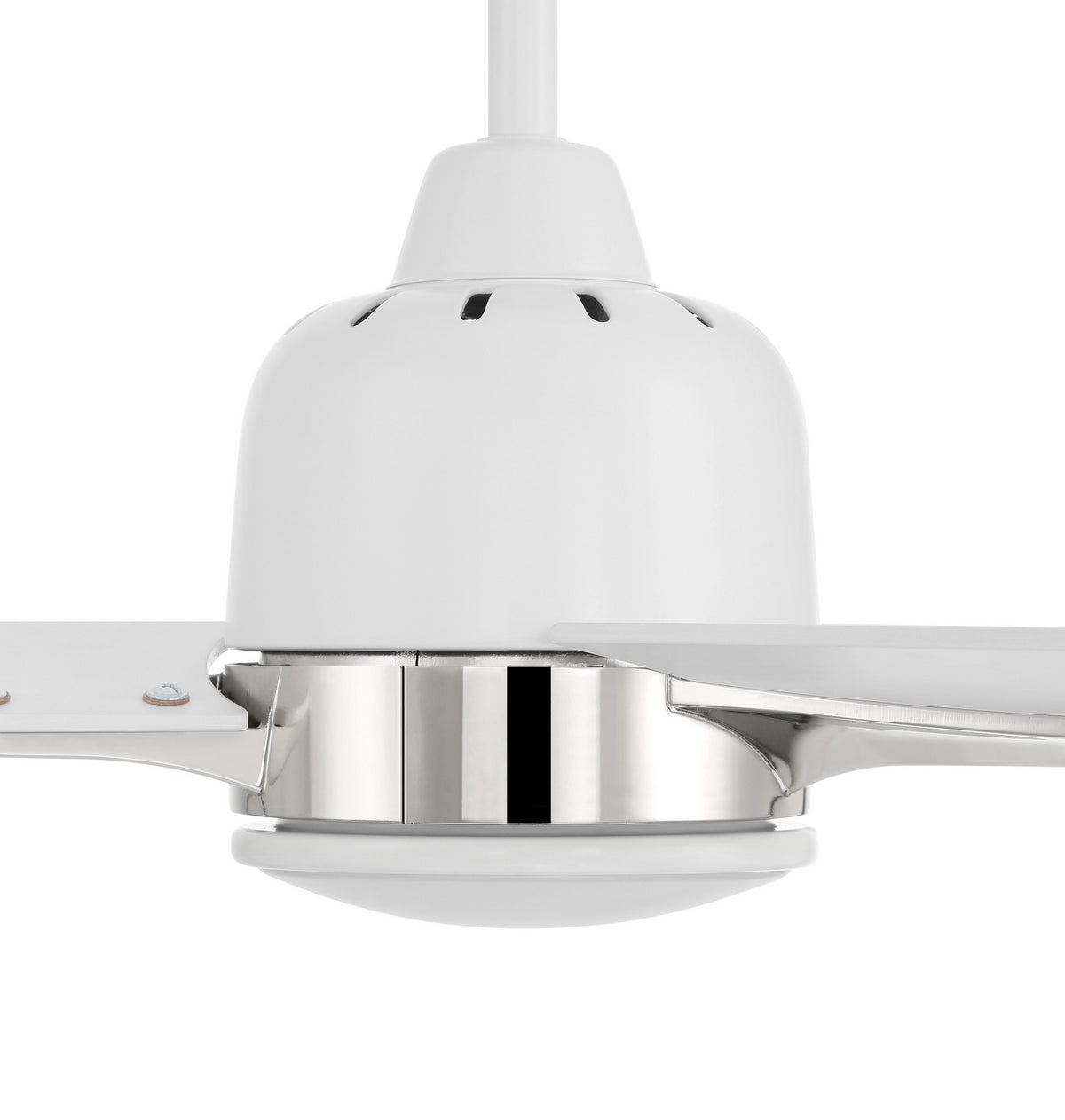 Craftmade - FUL52WPLN3 - 52" Ceiling Fan - Fuller - White/Polished Nickel