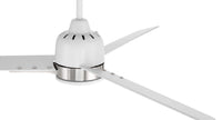 Craftmade - FUL52WPLN3 - 52" Ceiling Fan - Fuller - White/Polished Nickel