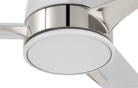 Craftmade - FUL52WPLN3 - 52" Ceiling Fan - Fuller - White/Polished Nickel