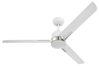Craftmade - FUL52WPLN3 - 52" Ceiling Fan - Fuller - White/Polished Nickel
