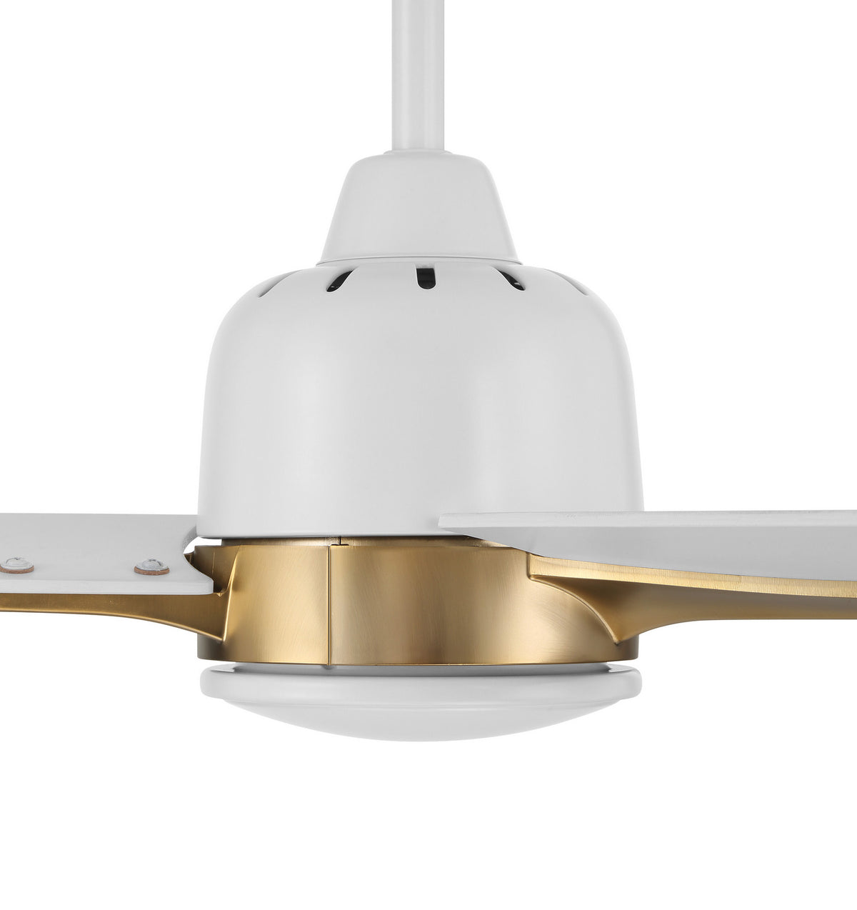 Craftmade - FUL52WSB3 - 52" Ceiling Fan - Fuller - White/Satin Brass