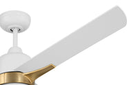 Craftmade - FUL52WSB3 - 52" Ceiling Fan - Fuller - White/Satin Brass