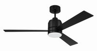 Craftmade - MCY52FB3 - 52" Ceiling Fan - McCoy 3 Blade - Flat Black