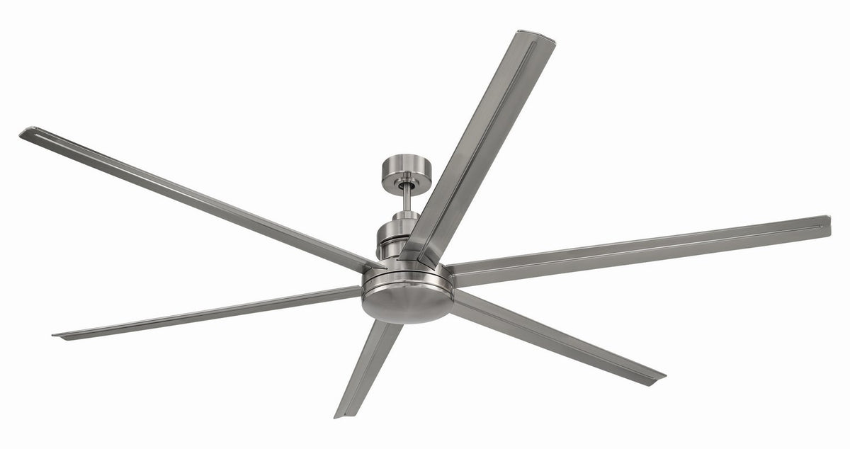 Craftmade - MND80BNK6 - 80" Ceiling Fan - Mondo 80 - Brushed Polished Nickel