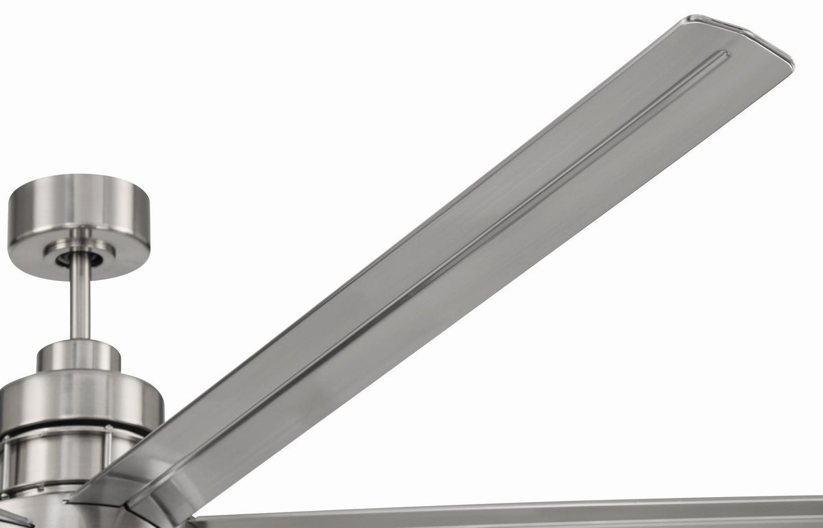 Craftmade - MND80BNK6 - 80" Ceiling Fan - Mondo 80 - Brushed Polished Nickel
