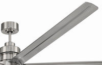 Craftmade - MND80BNK6 - 80" Ceiling Fan - Mondo 80 - Brushed Polished Nickel