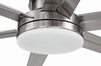 Craftmade - MND80BNK6 - 80" Ceiling Fan - Mondo 80 - Brushed Polished Nickel