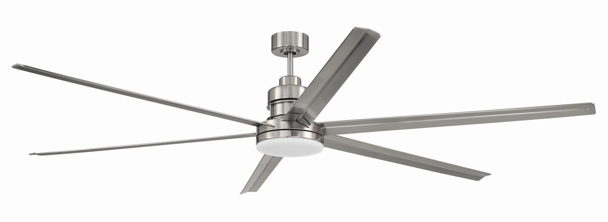 Craftmade - MND80BNK6 - 80" Ceiling Fan - Mondo 80 - Brushed Polished Nickel