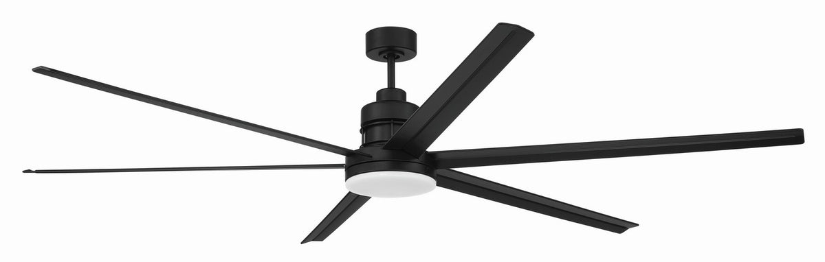 Craftmade - MND80FB6 - 80"Ceiling Fan - Mondo 80 Indoor/Outdoor - Flat Black