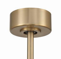 Craftmade - MND80SBFB6-NWF - 80" Ceiling Fan - Mondo 80" Ceiling Fan no Wifi - Satin Brass